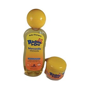 Grisi Ricitos De Oro Hypoallergenic Chamomile Shampoo and Hair Gel Bundle - 2 Items