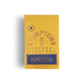 Stumptown Coffee Roasters, Medium Roast Whole Bean Coffee, 100% Arabica Coffee - Homestead Blend 12 Ounce Bag with Flavor Notes of Milk Chocolate, Cherry and Orange
