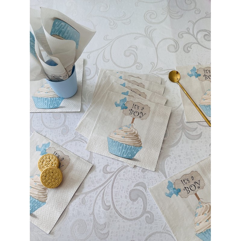 AM Décor - Servilletas de papel suave de 3 capas