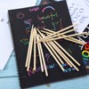 SATINIOR Heavy Duty Wood Stylus Tools for Scratch Art Wooden