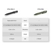OLIGHT O'Pen Mini 2 Ballpoint Pen, Switch between Replaceable Black