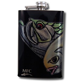 MFC Estrada's Slam Stainless Steel Hip Flask, 8-Ounce