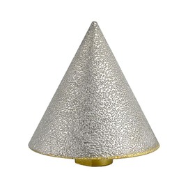 HXIN Brazed Diamond Finger Milling Bit with 5/8-11" Diamond Cone Chamfer Bit End Mill Router Bit for Dry/Wet Enlarging Shaping Hole on Porcelain Ceramic Tile Granite Marble CB0375 (1/8" to 3")