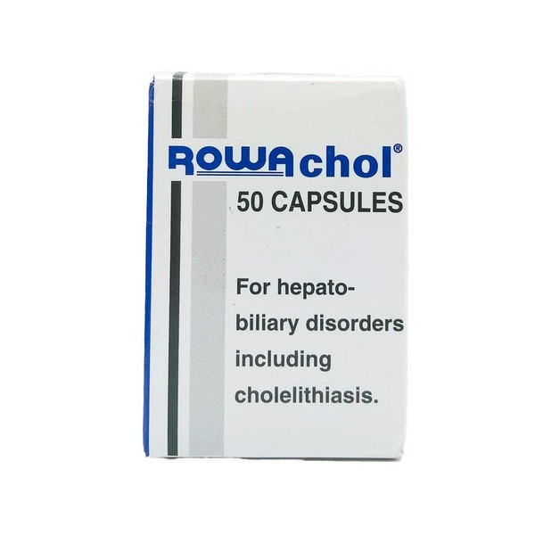 Rowachol Capsules For Dissolution Of Gallstones 50 Pack