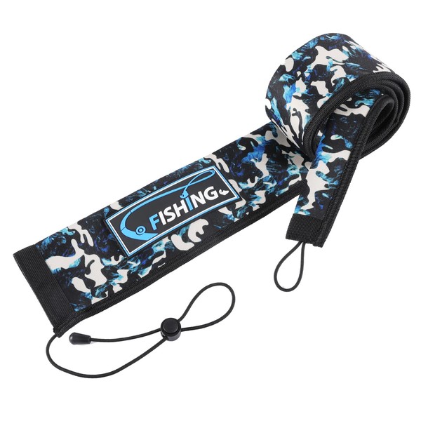 KPEPIX Lightproof Neoprene Fishing Rod Sleeve - Fishing Rod Cover