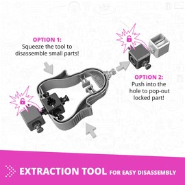 Engino CBD20A Creative Builder 20 Models Designer Set, Pink and Purple