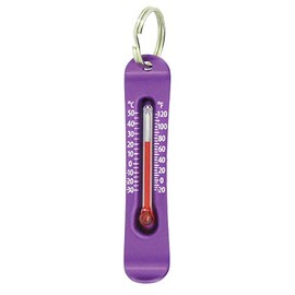 Sun Company Brrr-ometer - Snowsport Zipper Pull Thermometer | Outdoor Skiing & Snowboarding Thermometer for Jacket, Parka, or Pack