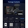 COOLCRAZY Dash Cam Front Rear - 4K+1080P Full HD Dashcam