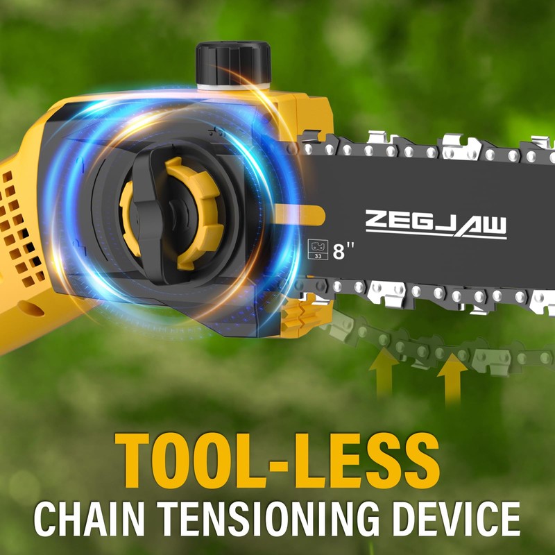 ZEGJAW Pole Saw Corded, 6 Amp 8 Inch Pole Saws
