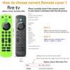 Pinowu Silicone Cover (2pcs) Compatible with Alexa Voice Remote Pro,