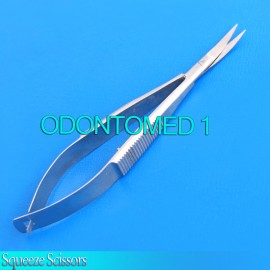 ODM Snip-Eze Easy-Squeeze Scissors 4-3/4" Sewing Embroidery (Curved)