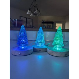 target NEW Target Bullseye Playground Christmas 2023 Iridescent Glass4.5" Tree Set of 9