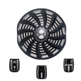 5QT Nonstick Replacement Crisper Tray for Gourmia GAF556 GAF536 GAF566 Air Fryer, Air Fryer Accessories Grill Plate, Dishwasher Safe (Gourmia 5QT)