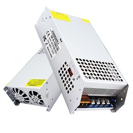 AC to DC Converter 110V to 60V 25A 1500W Power Converter, AC 110V 220V to DC 60V Universal Switching Regulated Power Supply SMPS Transformer AC to DC Adapter for LED,CCTV,RV (DC60V-25A-1500W)