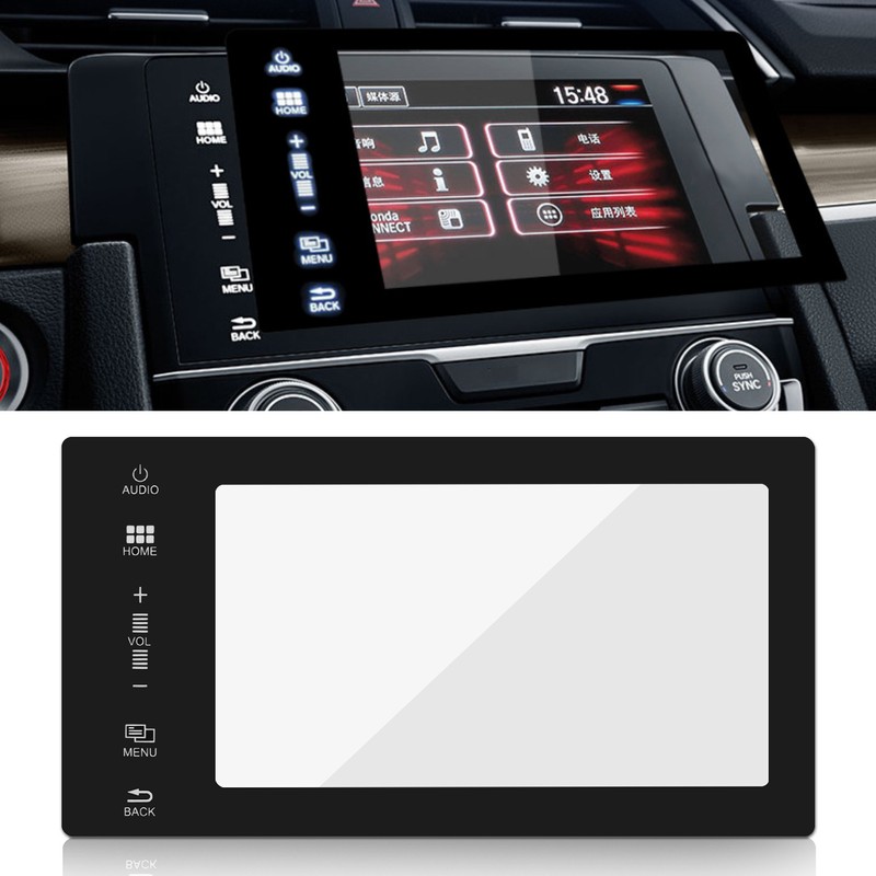 Car Screen Protector 7in Tempered Glass Anti Scratch Glareless Impact
