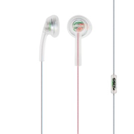 Koss CL3i Clear Transparent in-Ear Bud, Retro Style, in-Line Micrphone and Remote, 3.5mm Wired Plug