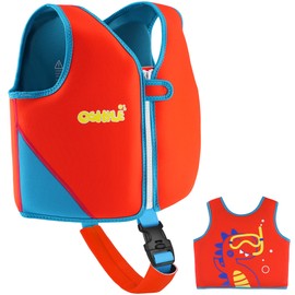 OSHYLE Children's Girls Boys Swimming Vest for Toddlers with Adjustable Safety Straps Age 1-9 (Dinosaur, L(6-9))