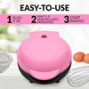 bobyk Heart Waffle Maker,Nonstick Interior