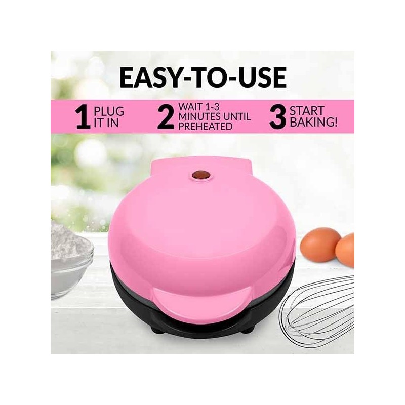 bobyk Heart Waffle Maker,Nonstick Interior