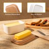 Sweese Large Butter Dish - Airtight Butter Keeper Holds Up