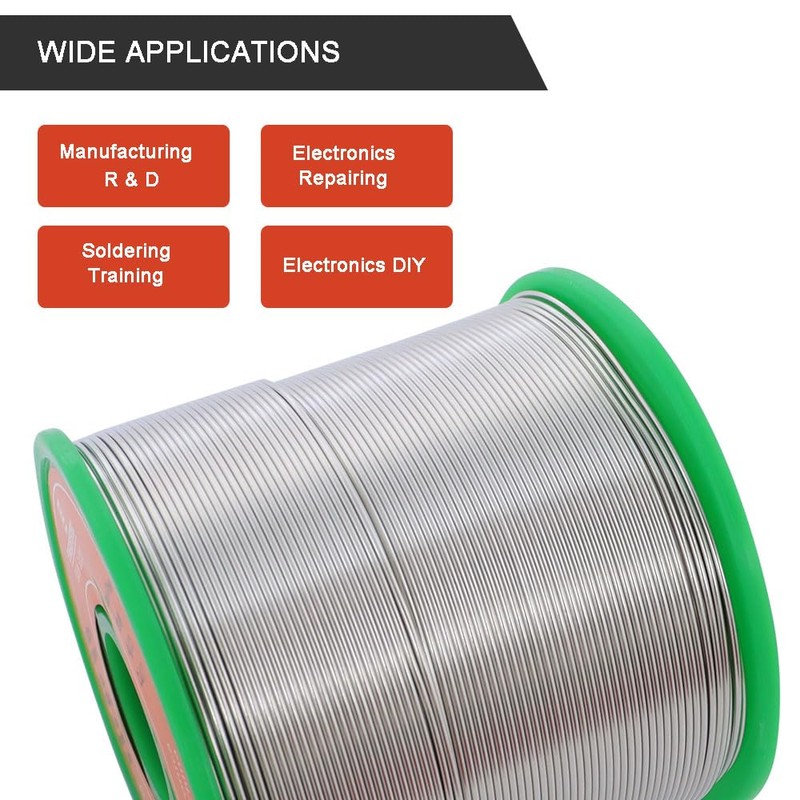 E ENERSYSTEC Lead Free Solder Wire 1.2mm 500g, Electronics Solder