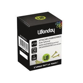 Maped Brass Split Pins - 40mm - 100pk