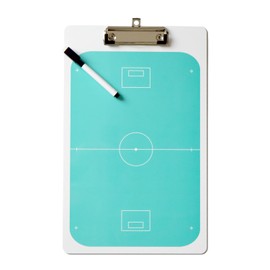 HALE Floorball Unihockey Tactics Board Trainer Coach Tactics Board with Clamp and Pen, 35 x 22 cm