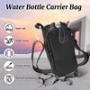 SGQTZDZQ Water Bottle Bag,Water Bottle Carrier with Shoulder Strap,Insulated Holder
