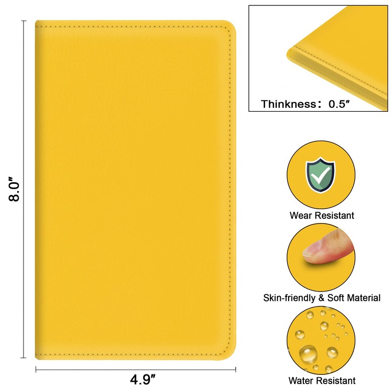 Tiorecime Server Book with Zipper Pocket for Waitress, Cute Waiter