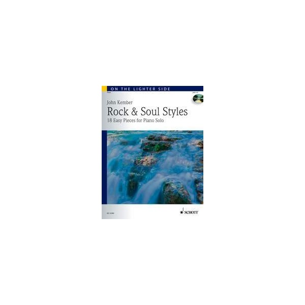 Rock & Soul Styles - 18 Pieces - (On the Lighter Side series) - piano - easy to difficult - (sheet music with CD) - (ED 12789)