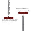 sourcing map 2pcs Solid Carbide Drill Bits 1.25mm C3/K10 Tungsten