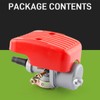 CARBBIA Red Motorized Bike Carburetor for 2 Stroke 49cc 50cc