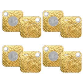 MightySkins Skin Compatible with Tile Mate w/Replaceable Battery (2018) - Gold Tiles | Protective, Durable, and Unique Vinyl wrap Cover | Easy to Apply, Remove, and Change Styles | Made in The USA