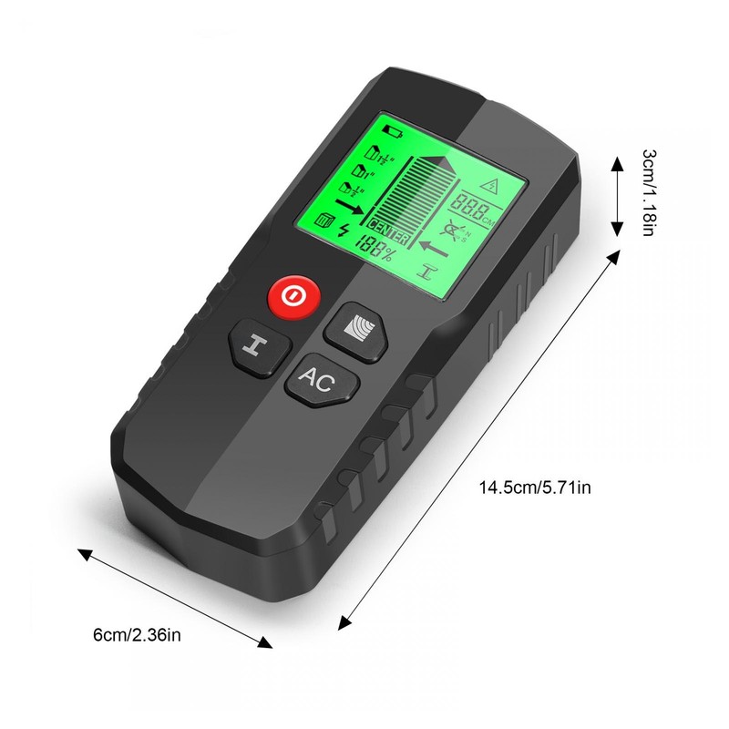 Stud Finder 5 in 1 Tool LCD Display Wall Scanner
