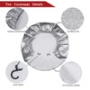 Tire Covers for RV Wheel (4 Pack Silver),Moonet Oxford Waterproof