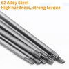 Star Head Bit 12pcs 1/4" Shank 50mm S2 Steel Magnetic