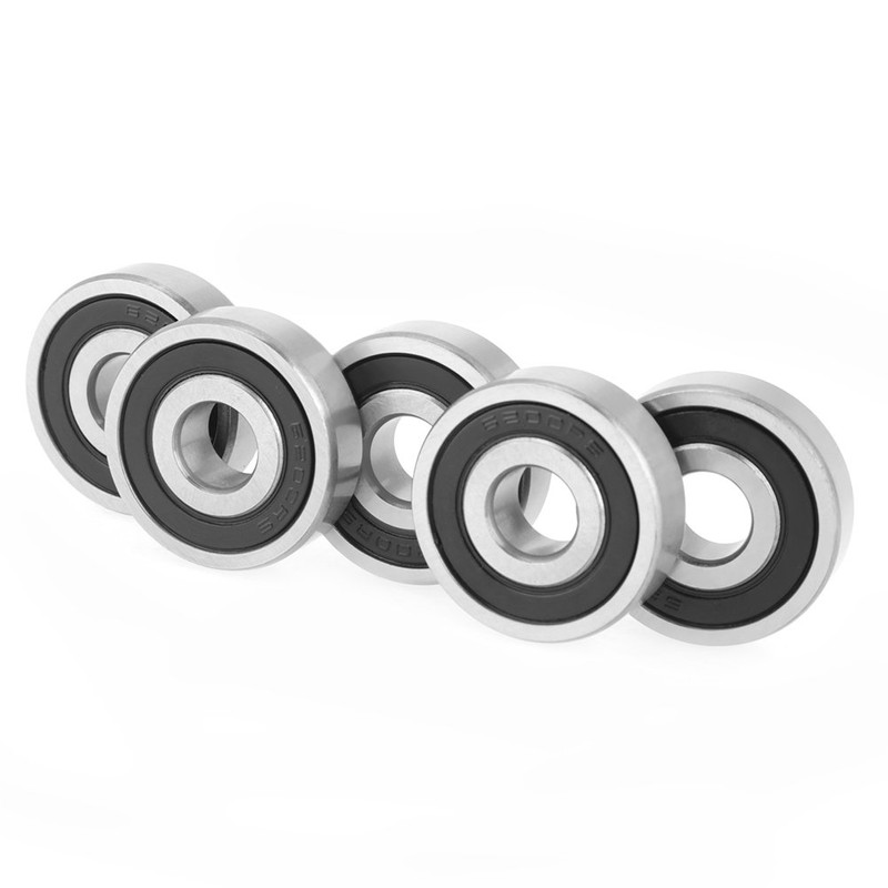 Pack of 10 6200-2RS Double Row Rubber Sealed Steel Deep