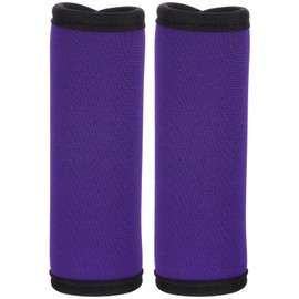 SUPVOX Barbell Grips, 2pcs Dumbbell Handles Bar Grips Detachable Horizontal Bars Cover Power Lifting Strength Training Equipment Pad for Weightlifting Deadlift Purple