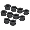 QUARKZMAN Pack of 10 Snap Rubber Grommet Connectors Mounting Diameter
