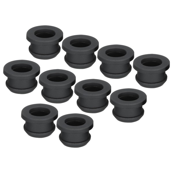 QUARKZMAN Pack of 10 Snap Rubber Grommet Connectors Mounting Diameter