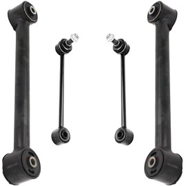 Detroit Axle - Rear Control Arms Kit for Jeep 2006-2010 Commander 2005-2010 Grand Cherokee, 2 Lower Control Arms Assembly 2 Sway Bar End Links 2007 2008 2009 Replacement