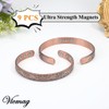 Vicmag Copper Magnetic Bracelet for Women and Men Ultra Strength