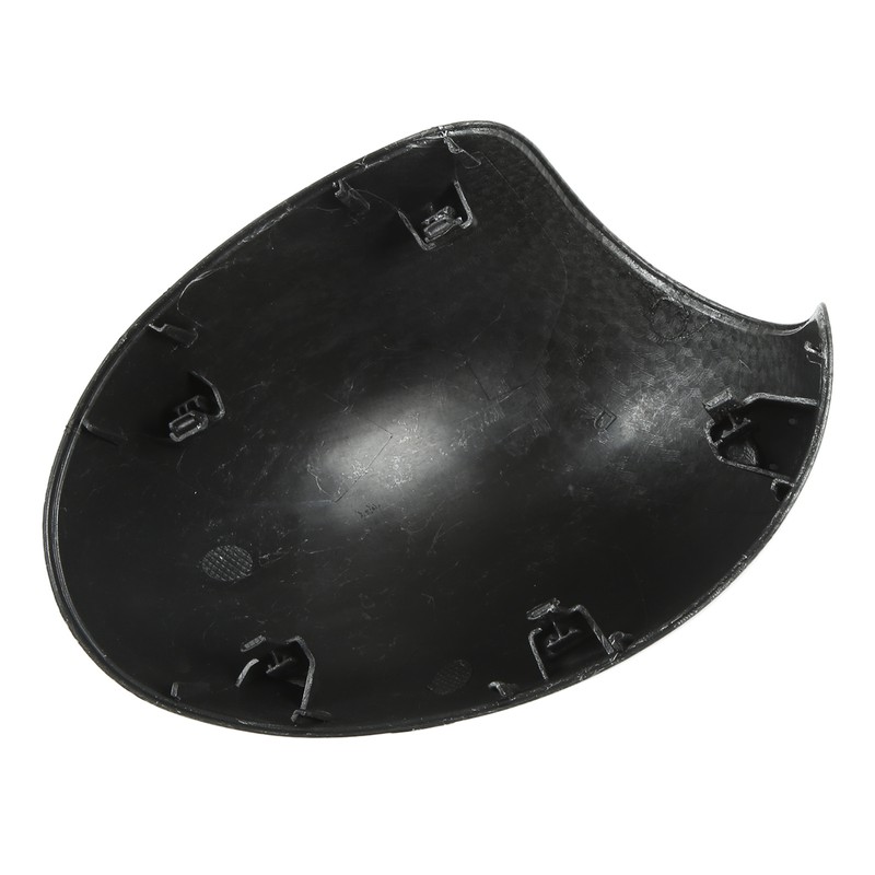 2 Pcs Door Side Rearview Mirror Cover Cap Carbon Fiber