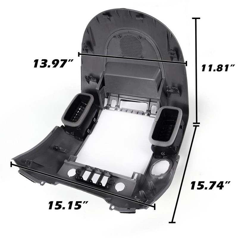 LQI Center Dashboard Cover Dash Panel W/Speaker Bezel, Compatible with