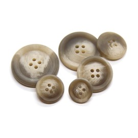 20 PCS Colorful Coat Big Buttons for Clothing Large Windbreak Suit Sweater Decoration Handmade DIY Accessories Wholesale (Beige, 23mm)