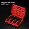 CASOMAN 8PCS 1/2"Dr. Deep Impact Socket Set-SAE, 1-9/16" to 2",