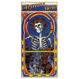 Grateful Dead Rock Music Band Sticker - Skeleton and Roses