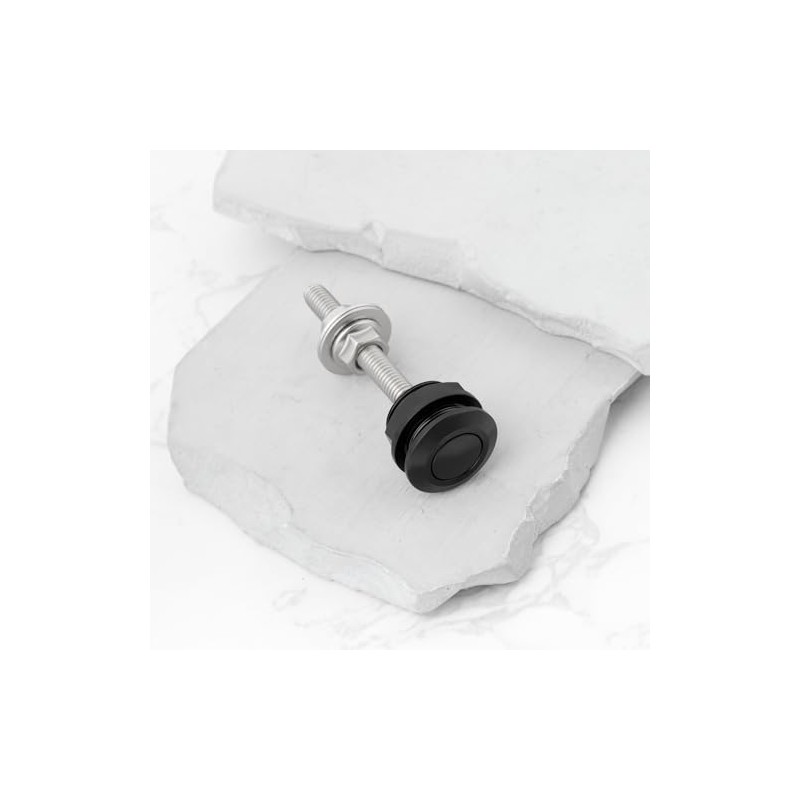 2pcs 22mm Motorcycle Side Cover Push Button Release M6 Compatible