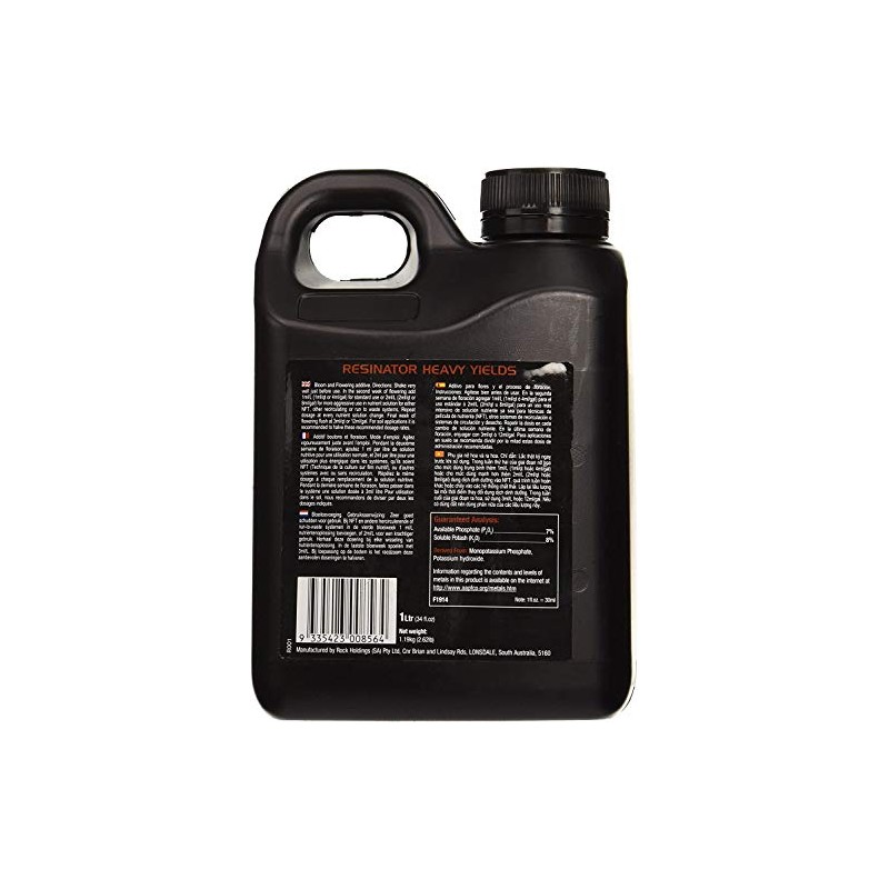 Rock Nutrients Rock Resinator Heavy Yields for Gardening, 1-Liter (1,