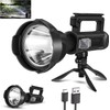 Peascat Spotlight Rechargeable High Lumens 200,000L, 4 Modes Super Bright